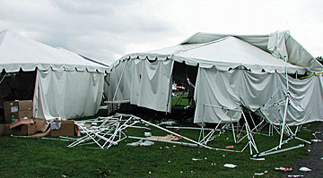 2007 Carlisle, PA - Tents after storm